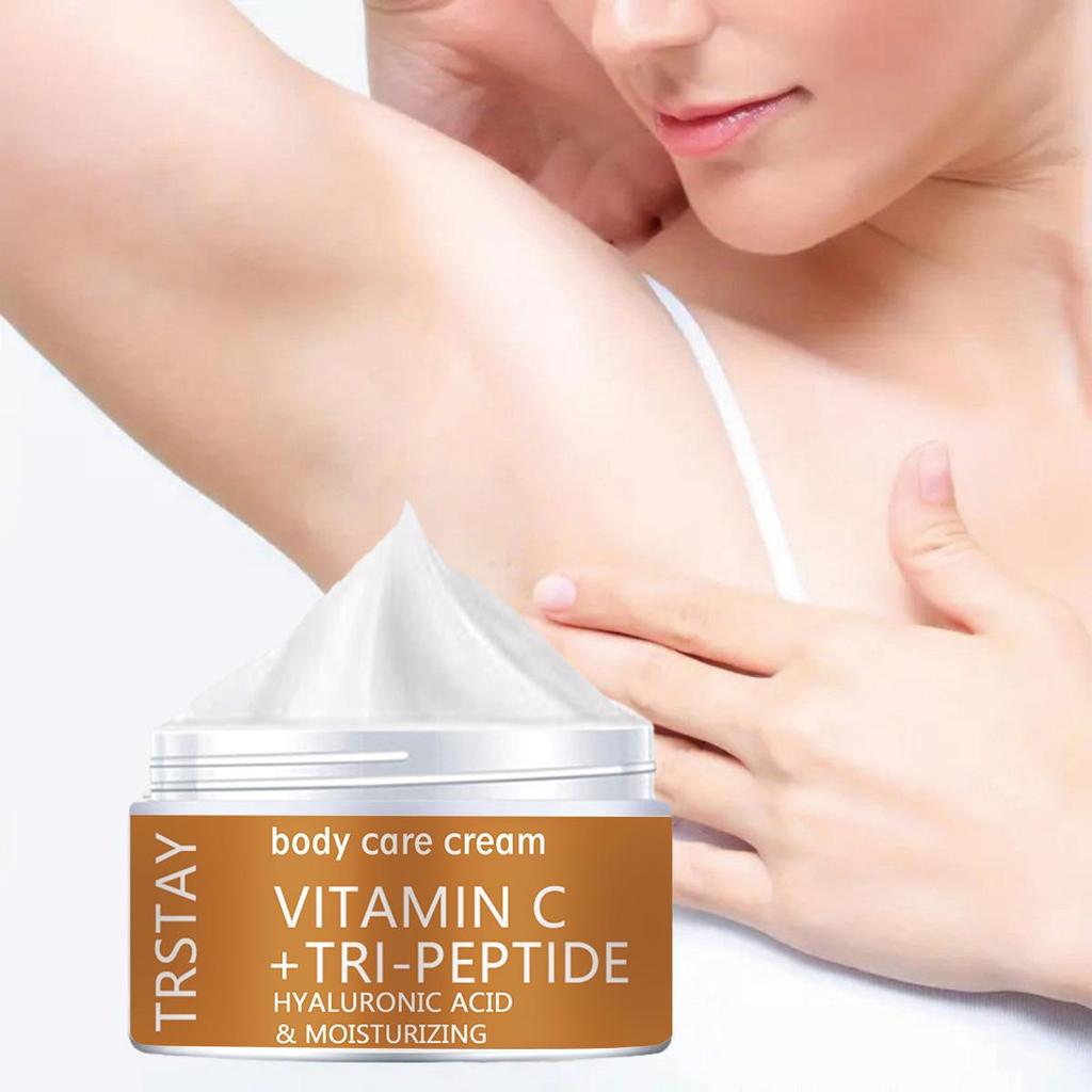 Crema hidratantă pentru corp conține vitamine, antioxidanți și colagen cu peptide trimerice pentru îngrijirea pielii, repararea pielii deteriorate și hidratarea pielii