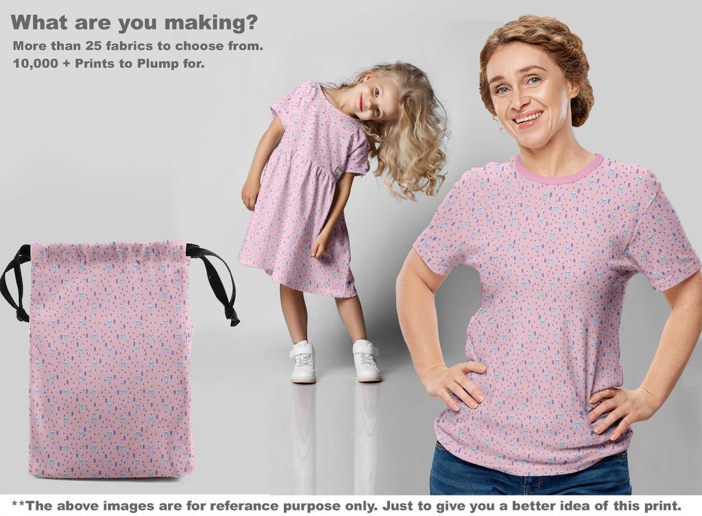 oneOone Baumwoll-Flex Hellrosa Stoff Fuchs Kleidermaterial Stoffdruck Stoff Meterware 40 Zoll