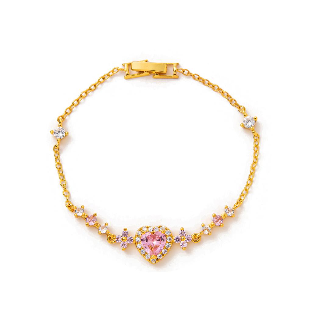 Fashion Style Butterfly Love Diamond Bracelet Butterfly Styling Light Luxury Hand Jewelry