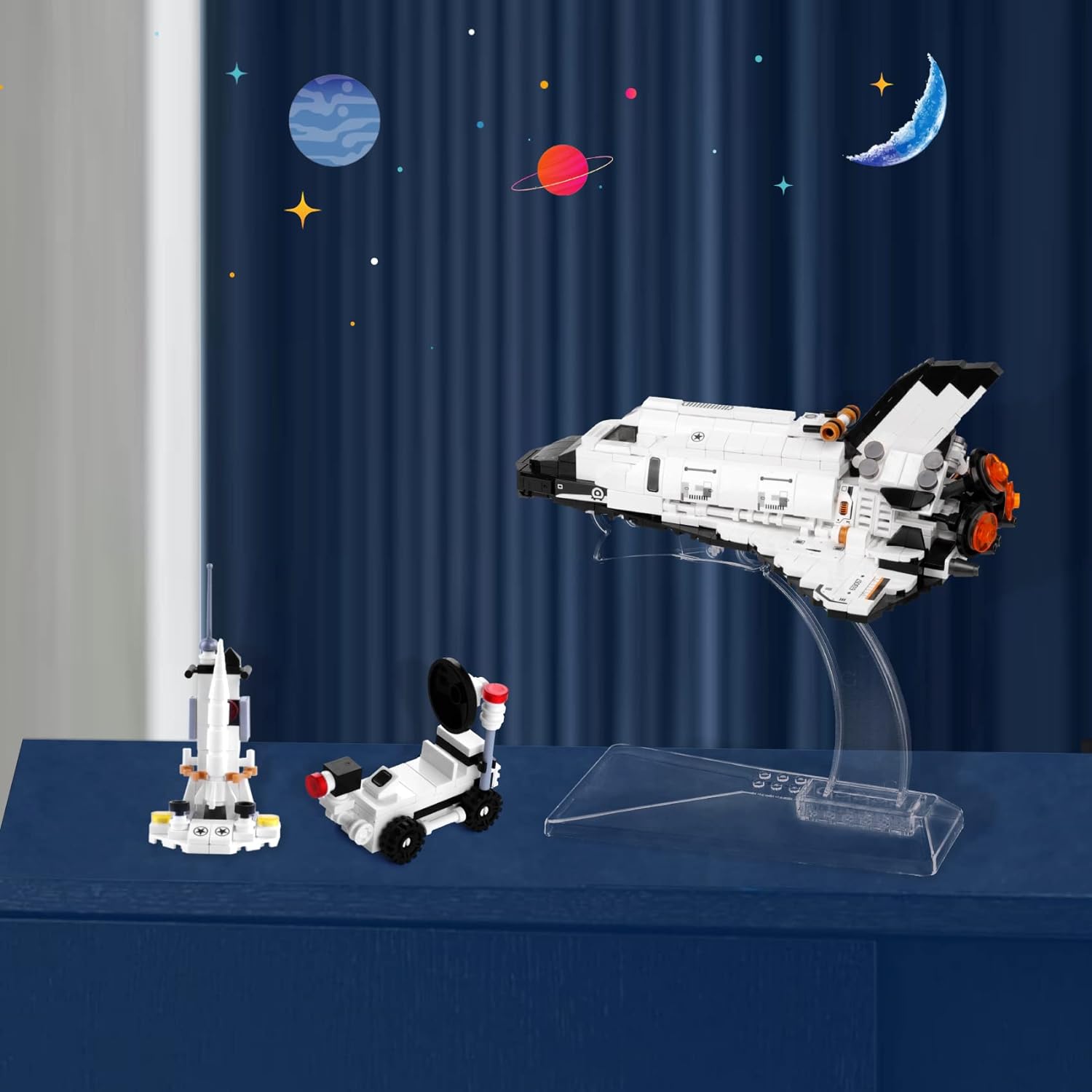 Игрушки для сборки космических кораблей для детей — набор самолетов 25 в 1 для мальчиков — фото 3