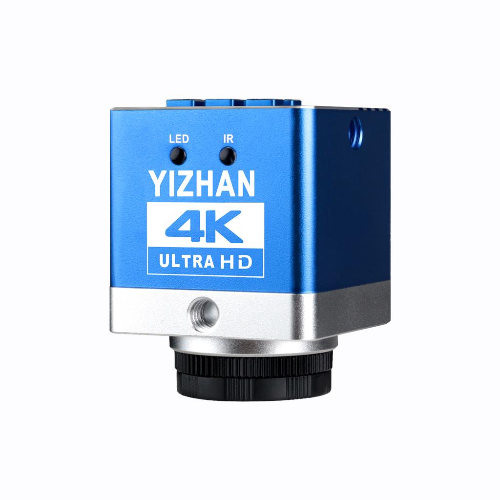 YIZHAN 150X Zoom Lens Electron Video Microscope 4K 49MP UHD Microscope Camera HDMI Type-C 1080P 60FPS Industrial Welding Tools