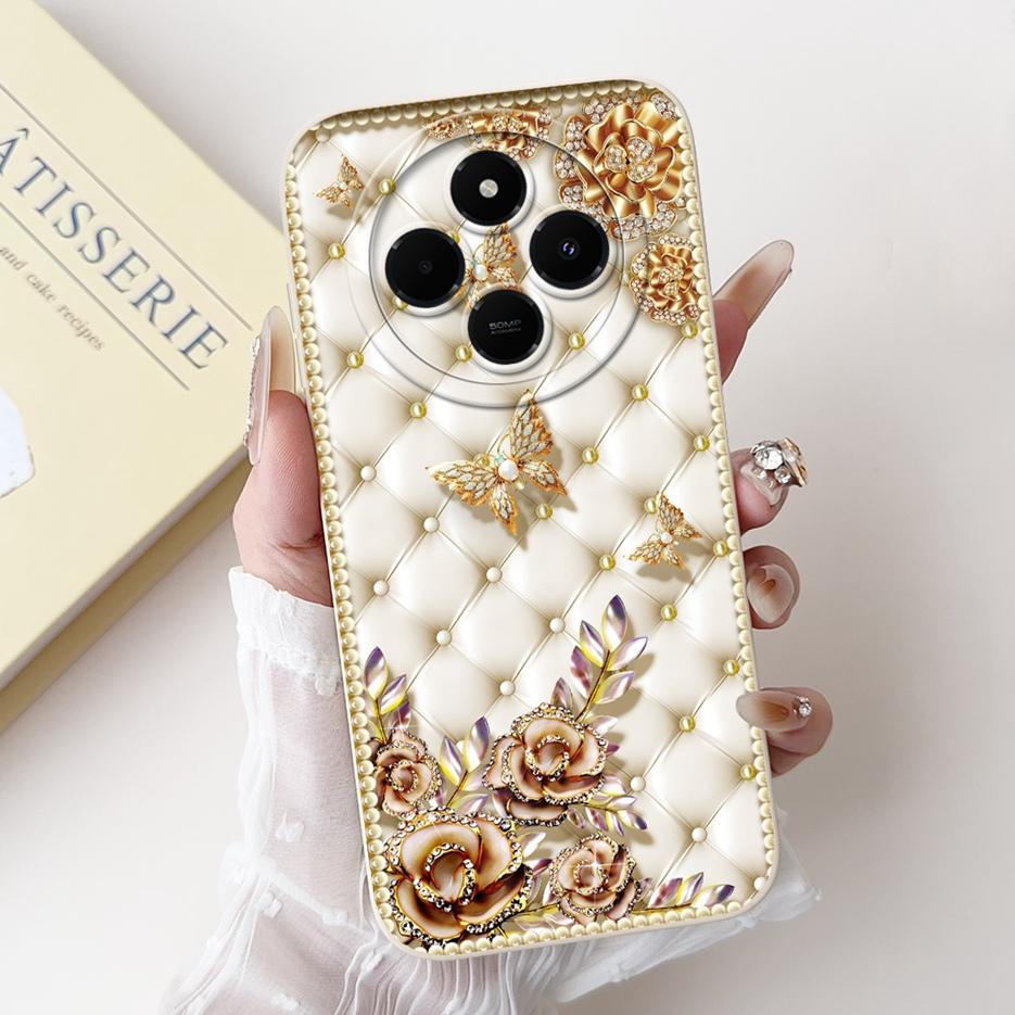 For Xiaomi Redmi 14C Case PocoC75 Cute Panda Cartoon Cover Soft TPU Phone Case For Xiaomi Poco C75 C 75 Redmi14C Back Cover Bags