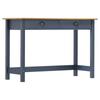 Day and Night - Day and Night Hill Console Table with 2 Pine Wood Drawers 110x45x74 Cm