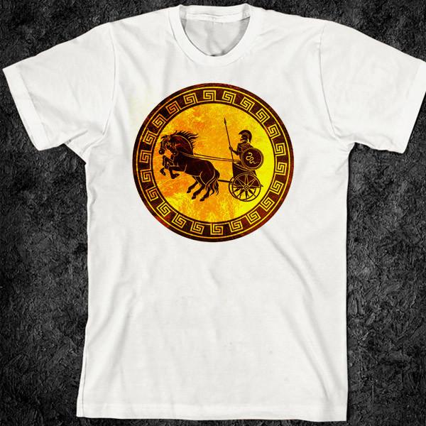 Греческий Греко-Римский Гладиатор Спартак 300 Конан Война Афина Тайгет новый Унисекс Футболка XXL