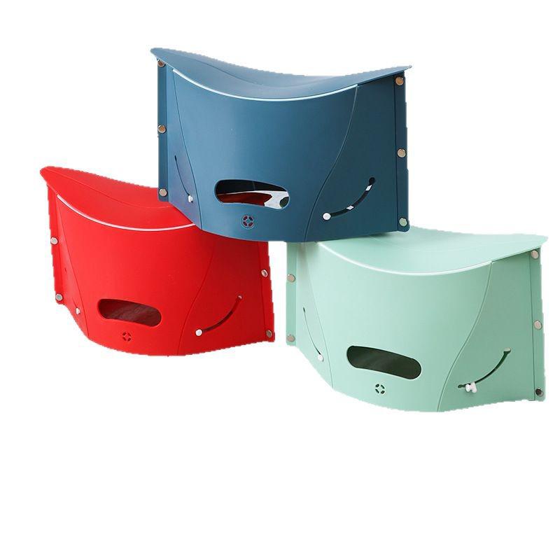Portable Folding Plastic Stool for Travel & Outdoor Use