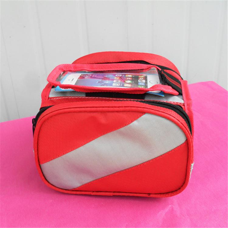 Front Beam Waterproof Touchscreen Phone Bag | Hard Shell Mountain Bike Saddle Bag