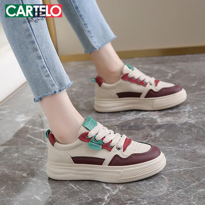 Cartelo Women s Flat Casual Sneakers 37