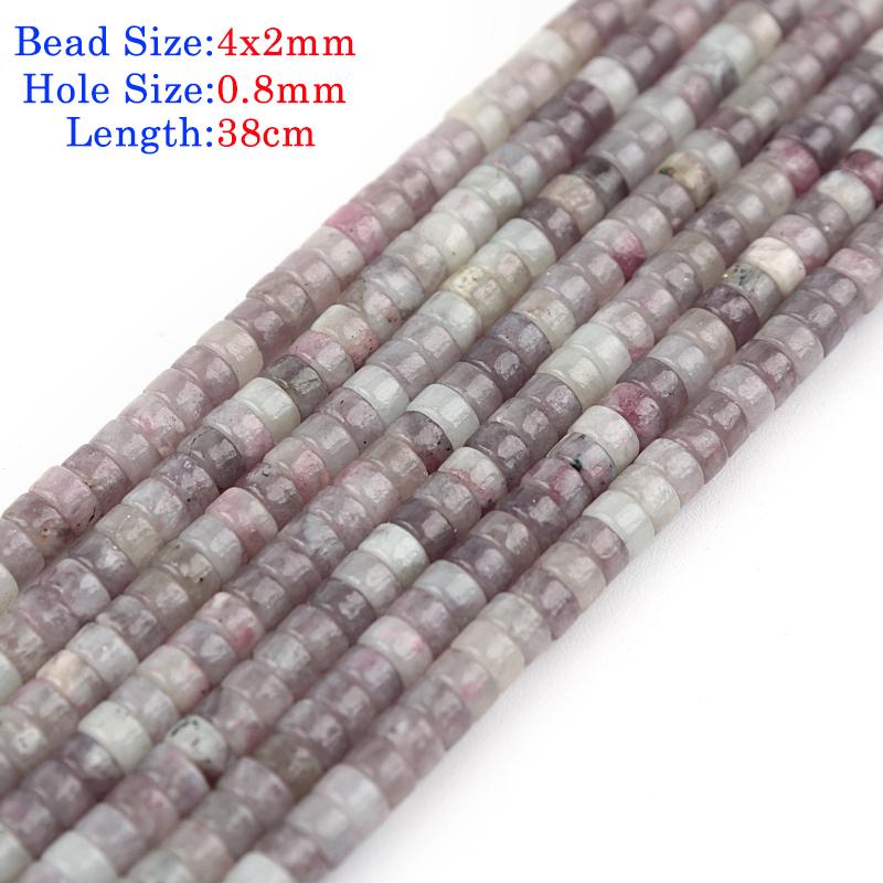 1strand 4/6/8/10mm Natural Stone Flat Beads Druzy Quartz Crystal Loose Spacer DIY Bracelet Necklace Fashion Jewelry