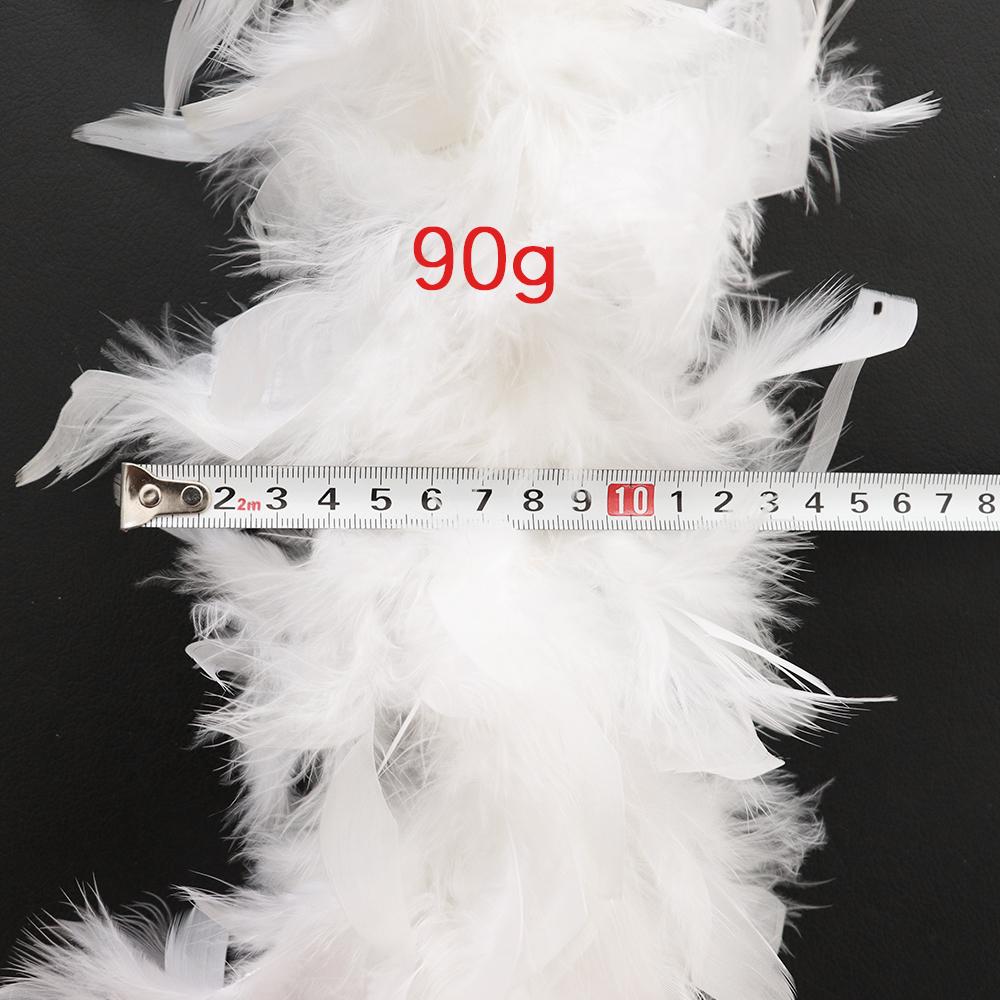 DIY 2 Yards Ostrich Feathers Boas Tuekey Marabou Plume Boa Multiple Styles for Wedding Dress Decoration White Plumage Shawl Tapes