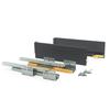 Emuca Concept 30 Kg External Drawer Height 105 Mm, 300, Anthracite Grey, Steel.
