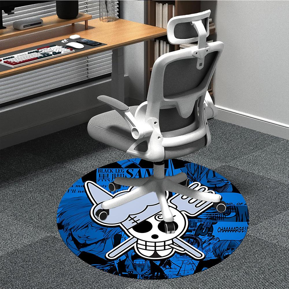 1pc Straw Hat Office Round Area Rug, Under Office Chairs Bedroom Living Room Home Decor  A1022139