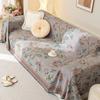 French Printed Sofa Towel Chenille Non-Slip Backrest Cover Universal Four Seasons Living Room Home Decoration
