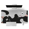 Katzenmuster Extra Großes Gaming-Mauspad Rutschfeste Kante Tastaturteppich XXL Schreibtisch-Mauspad Laptops Gaming-Schreibtischmatte x