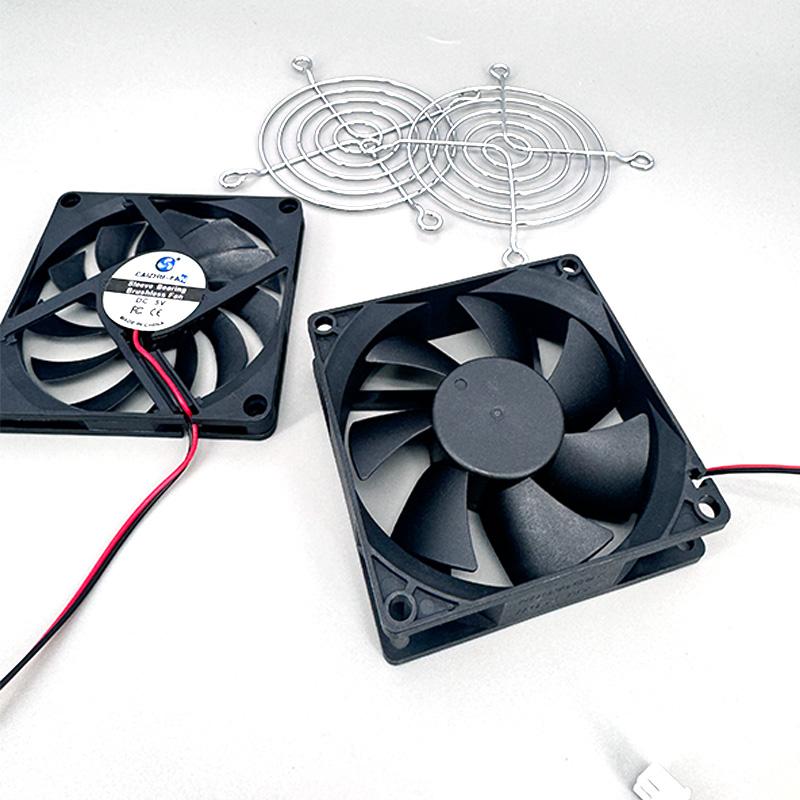 Ventilator de răcire cu grile 80mm 5V 12V 24V 8010 8025 DC fără perii Ventilator de răcire pentru computer mini Ventilator