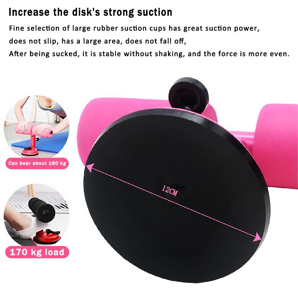 Women Men Sit-up Exercise Training Tool Unisex Training Bar with Suction Cup