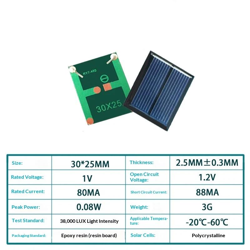 

1 шт. DIY зарядное устройство Портативная микро солнечная система 1 В 5 В Солнечная панель Поликристаллический для зарядки аккумулятора на открытом воздухе A1