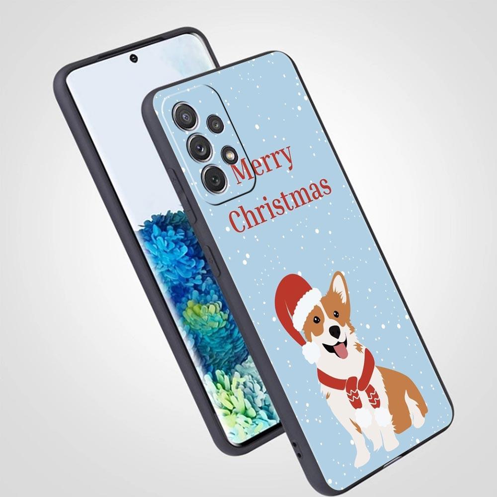Cute Corgi Dog Phone Case for Samsung Galaxy A55 A35 A17 A07 A15 A13 A25 A51 A71 A72 A73 A32 A52 A52S A41 5G Soft TPU Shell Bags