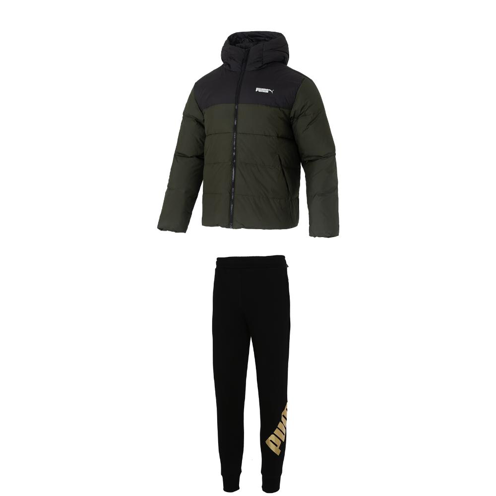 

Puma Outdoor Warm Zip-Up Hooded Knit Jogger Fleece Tracksuit Men Tracksuit 694699-70+855577-57 2XL