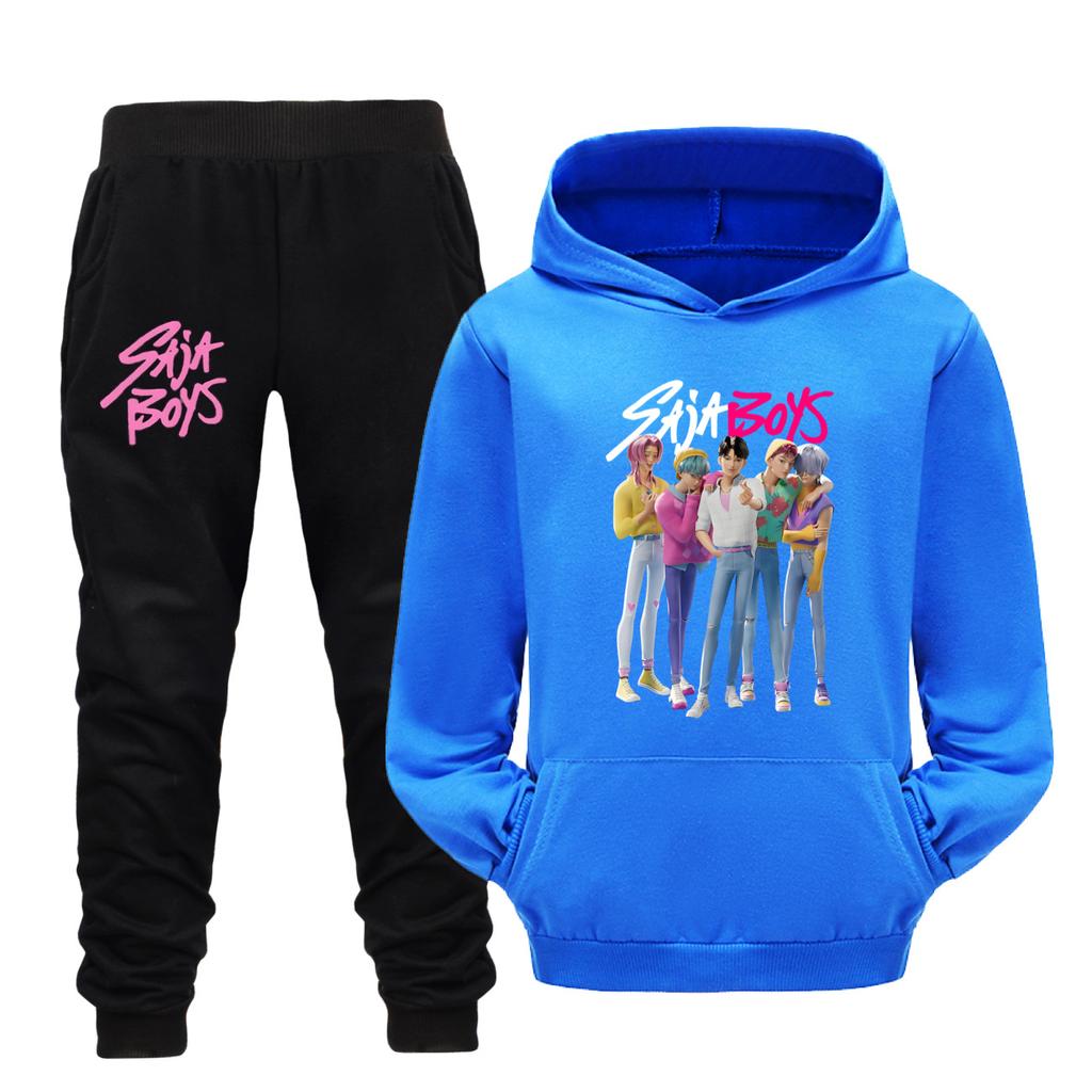 Sweat à capuche pour enfants Tout-petits Filles KPop Chasseurs de démons Saja Vêtements pour garçons Sweat-shirt à manches longues pour bébés garçons Printemps Automne Vêtements pour enfants