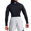 Under Armour ColdGear Fitness Clothing Men's Deep Black/008 Stand Collar Moderate 6013961-008