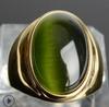Retro Elegant Gemstone Titanium Steel Ring for Men and Women - Vintage Style Jewelry Band
