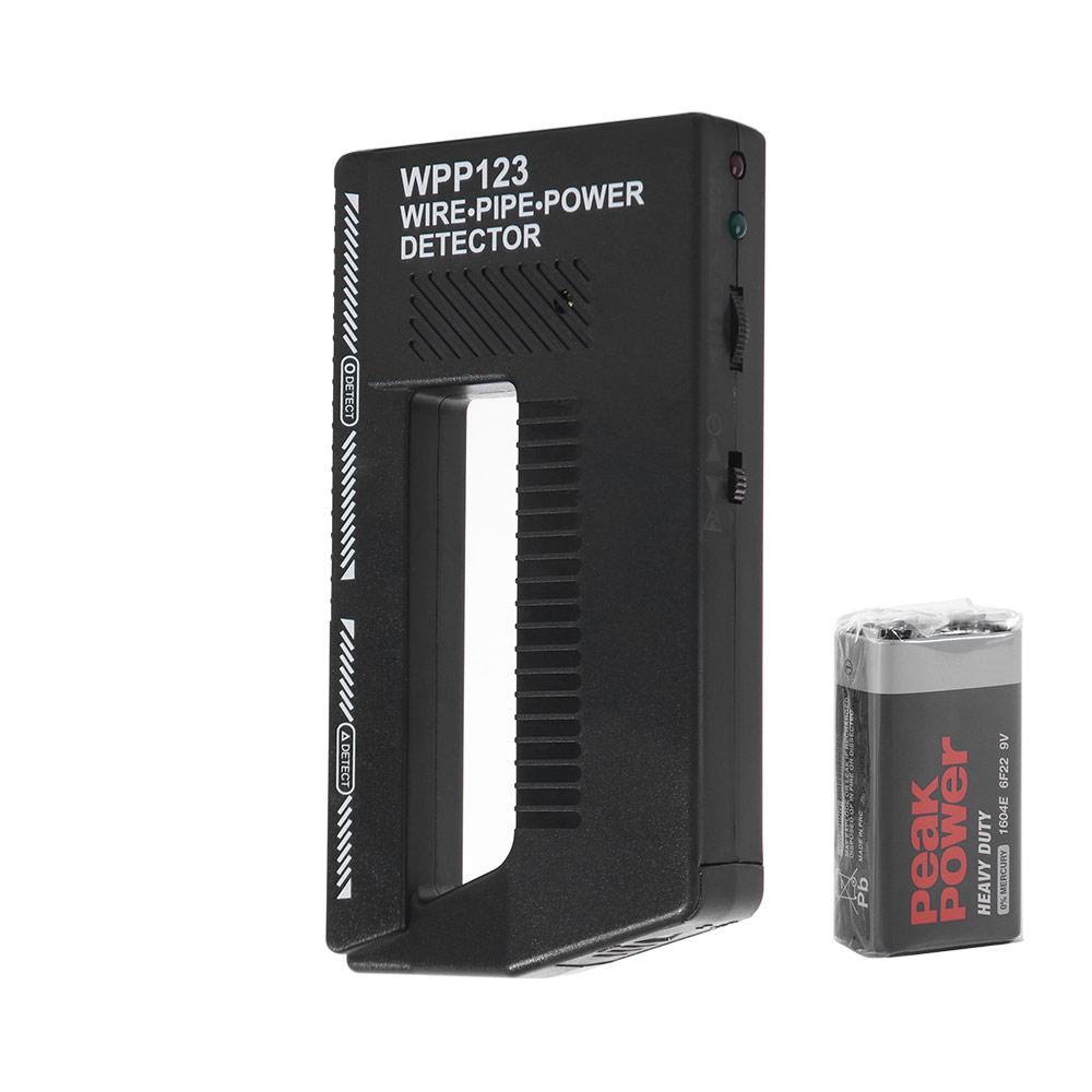 WPP123 Wire Pipe Power Detector High Sensitivity Adjustable Wall Detector Scanner Durable Adjustable Keys Metal Detector