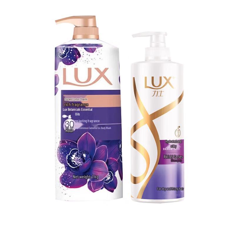 LUX Phantom Lotus Long-Lasting Fragrance Shower Gel  Hydrating Shampoo Set