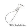 Fishing Stringer with 10 Snaps Live Fish Lock Big Fish Wire Rope Cable Fishing Holder Set Stainless Steel Stringer Clip