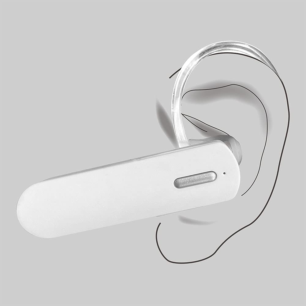 Rasta Banana Bluetooth 5.0 Single Earbud with Mic and Headset for Android and iPhone, Wireless Earphones with Ear Hook, Call and Answer Switch,