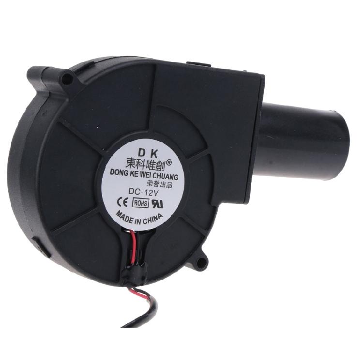 BBQ Fan Blower 9733 97mm Adjustable Speed DC12V 5500R Camping Cooking Fan Blower