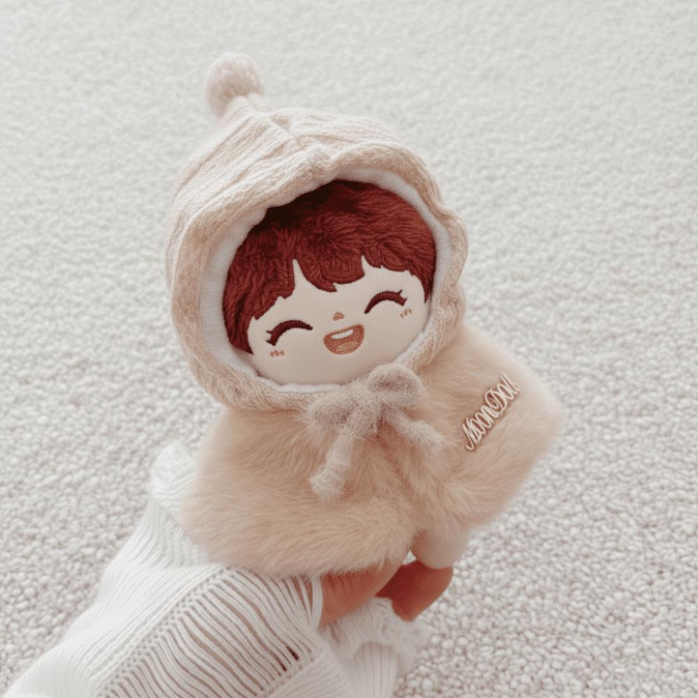 Replacement 10cm Cotton Doll Clothes Plush Cloak Doll Plush Shawl Clothes  Doll Accessories