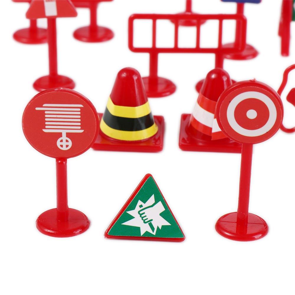Roadmap Traffic Barrier Signs Parking Lot Street Sign Cones Creative Traffic Sign Models Toddler
