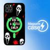 Ghost Face Art Scream Phone Case For iPhone 13 14 15 11 12 16 17 Pro Max Plus Magsafe Magnetic Shell