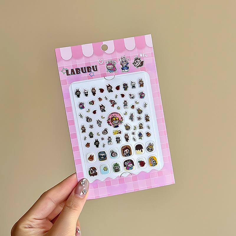 Sanrio Cartoon Cute Children'S Nail Sticker Nail Sticker Girl Diy Sticker Lasting Decorative Sticker