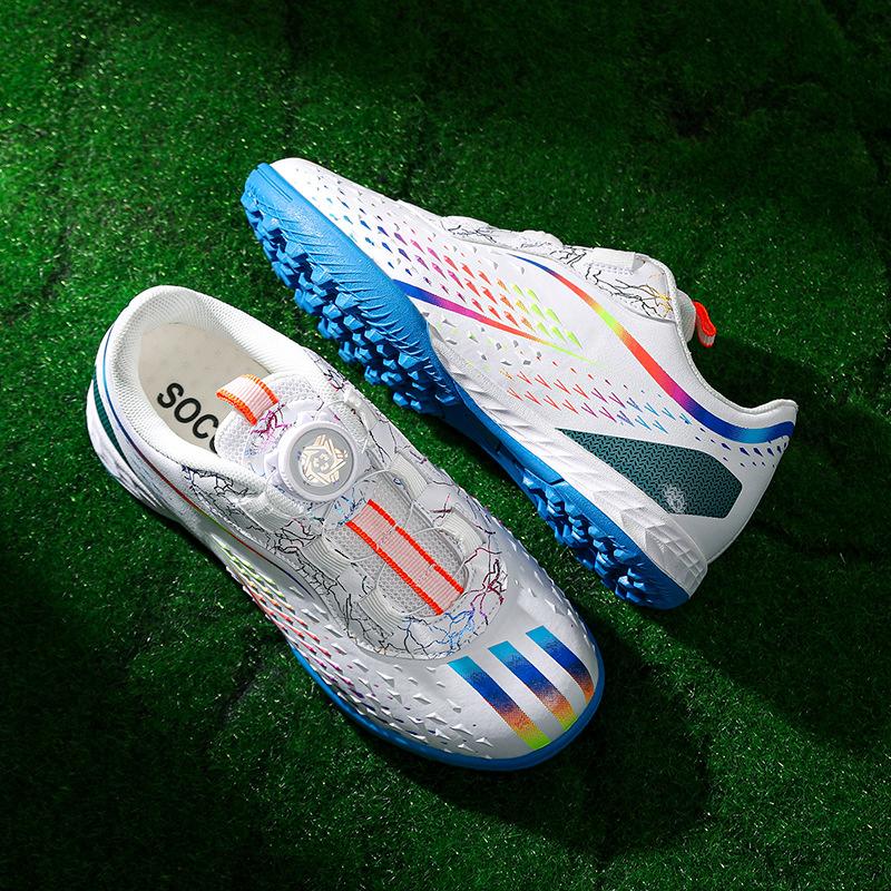 Broken Nails Children's Football Shoes Boys Elementary School Football Shoes Women's Knob Mandarin Duck Girls Football Training Shoes