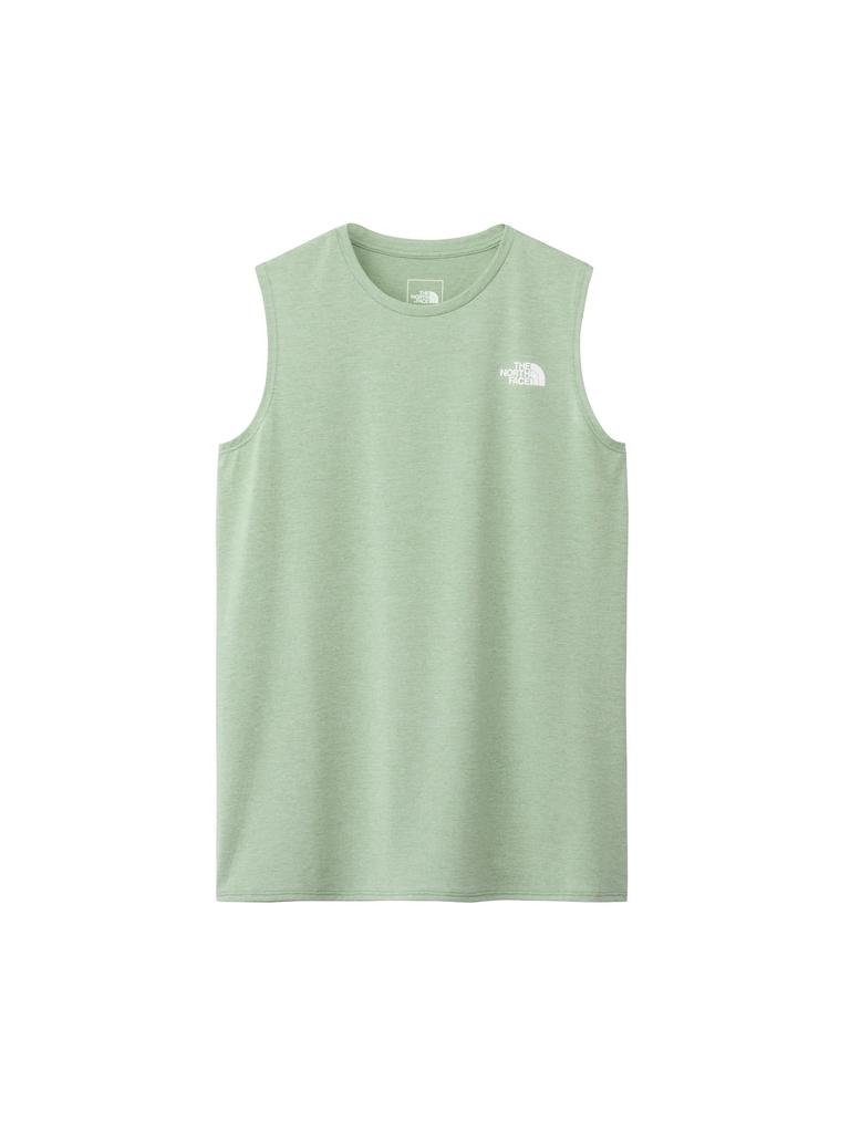 The North Face Sleeveless GTD Melange Crew Tank Iceberg Size XL Women's Top, Green,