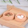 Miniature Resin Steamed Dumpling And Shaomai Food Figurines Cute Micro Landscape Decor