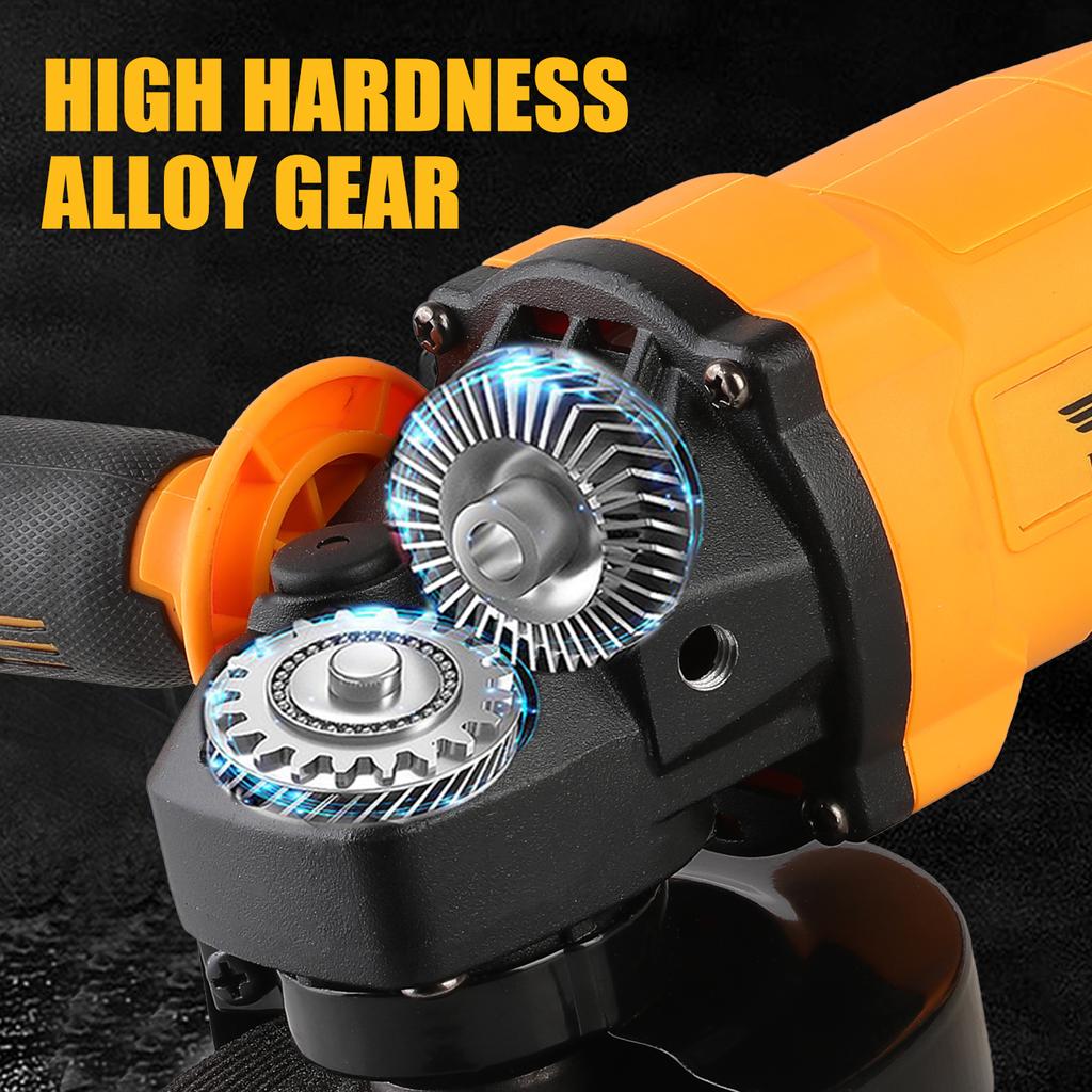Brushless Rechargeable Angle Grinder High Power Lithium Battery Cutter Polishing Machine Multi-function Grinder Electric Grinder