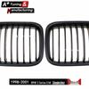 Mattschwarzer Kühlergrill für BMW 3er E46 (1998-2001) 4-Türer