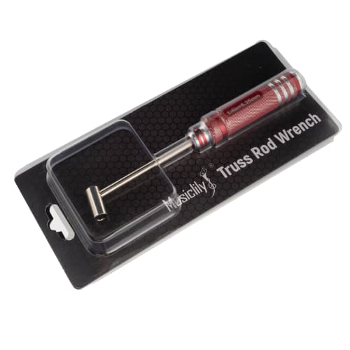 Musiclily Pro Hardened Steel 1/4" Box Truss Rod Wrench, Hex Wrench for Guitar/Bass Truss Rod Adjustment