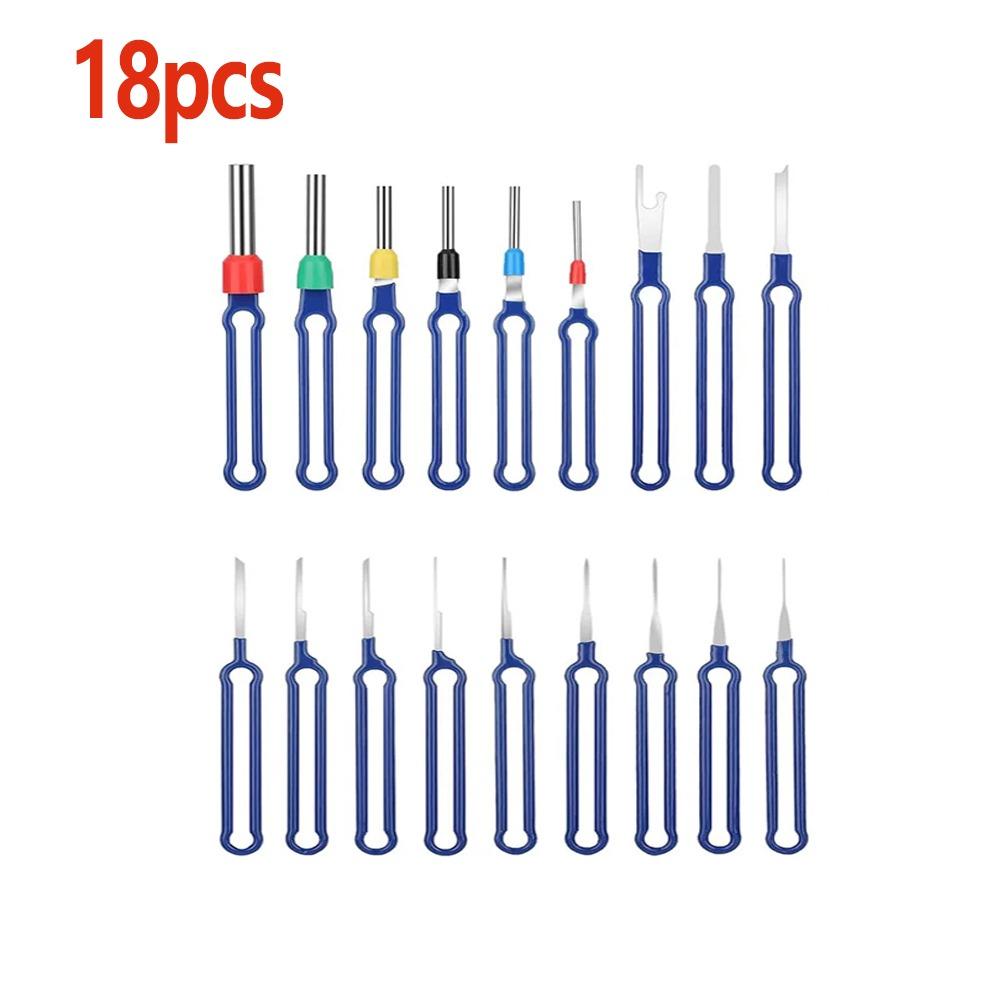 18/36 Pcs Professional Car Terminal Removal Tool Kit Electrical Connector Pin Removal Automotive Repair Tools