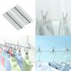 Durable And Rustproof 20x Stainless Steel Clothes Pegs For Strong Laundry Grip And Compact Storage