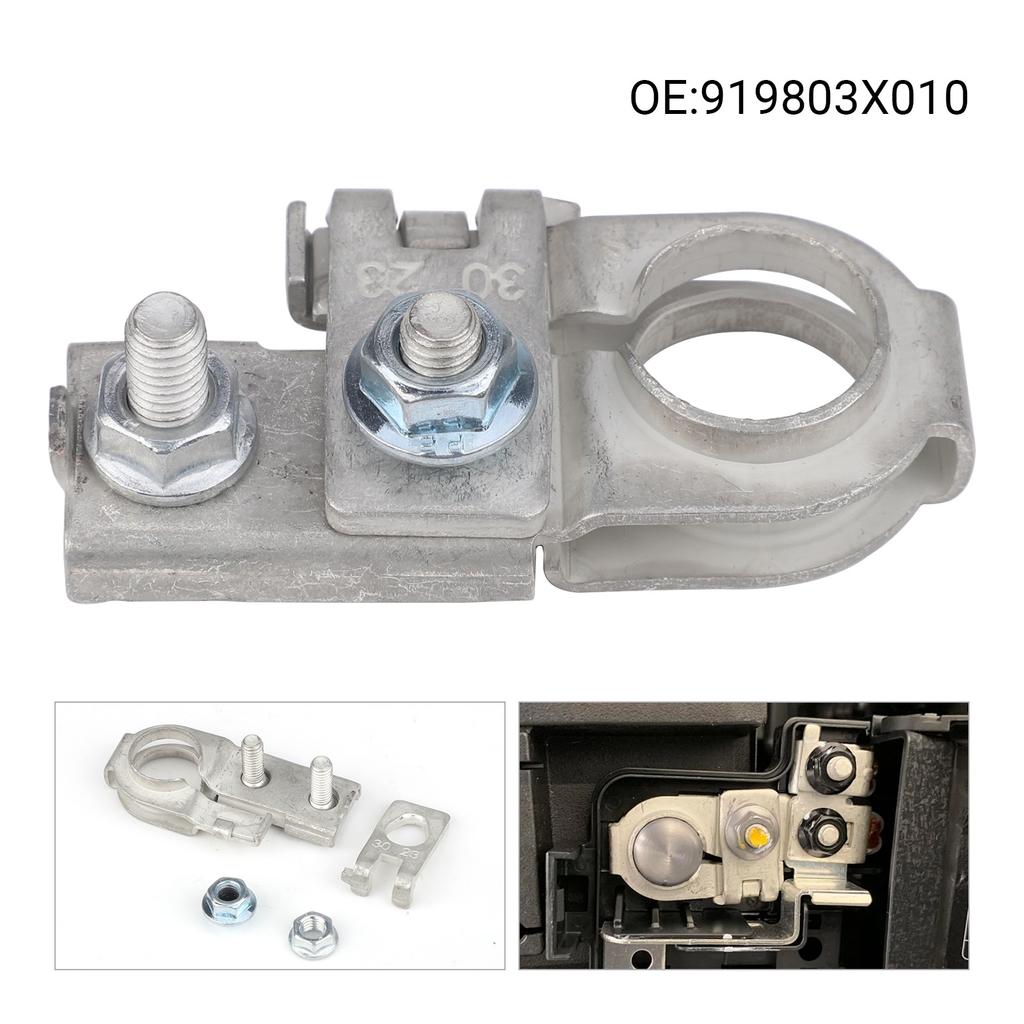 Silver Top Post Positive Battery Terminal 91980-3X010 919803X010 Battery Clip Connector For Hyundai Accent Kia Rio Kia Sedona