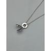 Used Pandora Moon & Blue Sky Dangle Charm Necklace