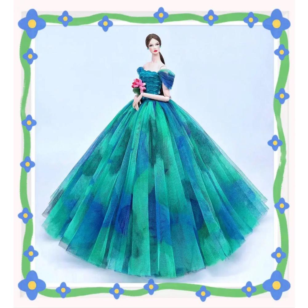 

для барбі біла сукня bjd лялька одяг аксесуари BJD Принцеса Делюкс шлейф весільна наречена шлюбна сукня фантазійні іграшки