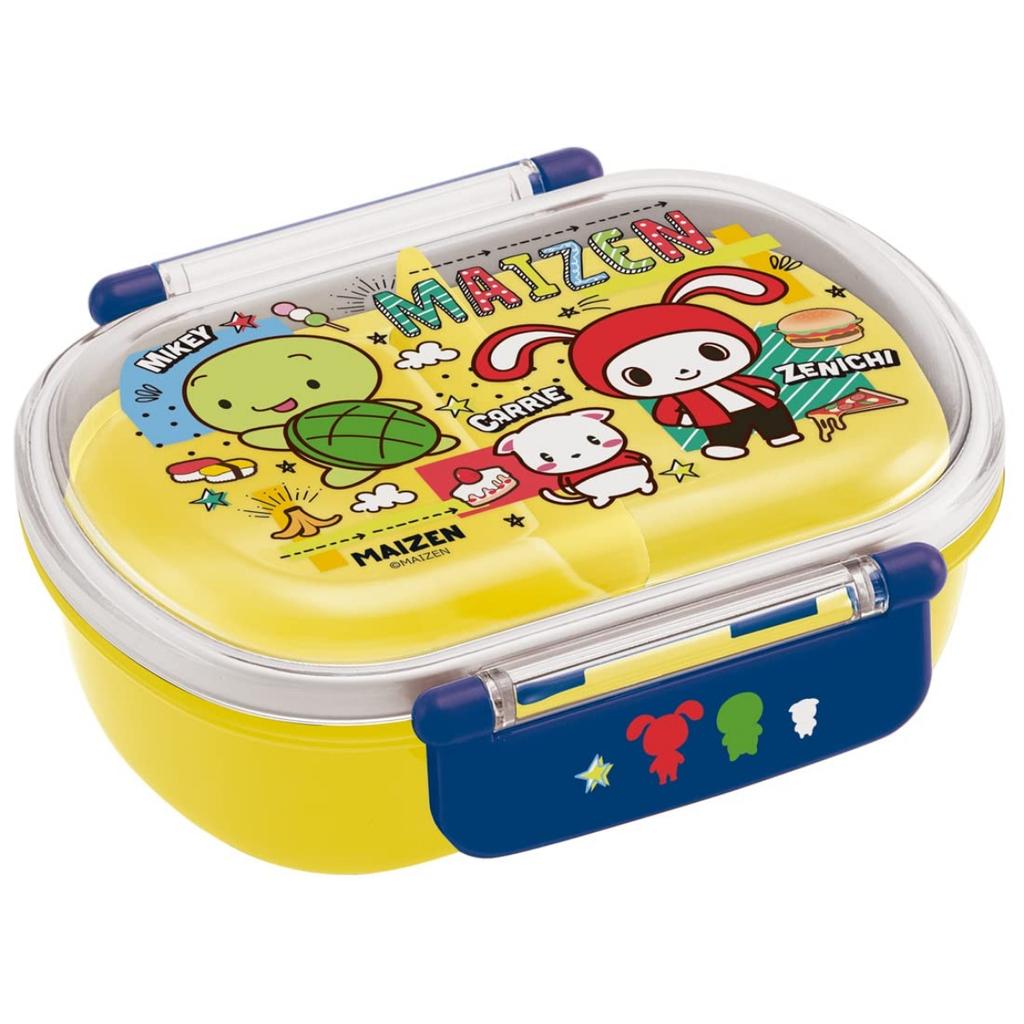 Skater Bento 360ml with a Fluffy Made in Single Dishwasher and Microwave Maizen 23 Children's Box, Capacity, Lid, Japan, Tier, Safe, Sisters,