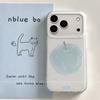 Bow Star Blue Apple Case for iPhone 17 Air, Hard Case for iPhone 16, 15
