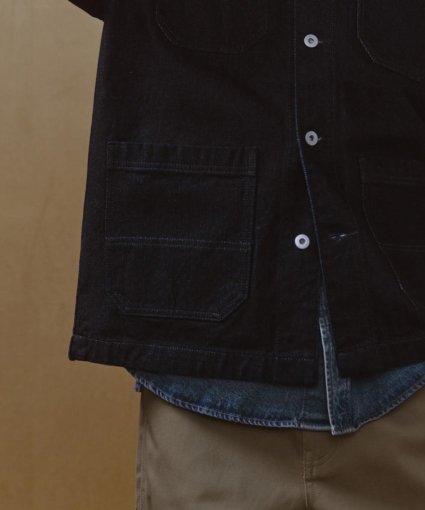 Musinsa Standard Denim Chore Jacket [Deep Indigo]
