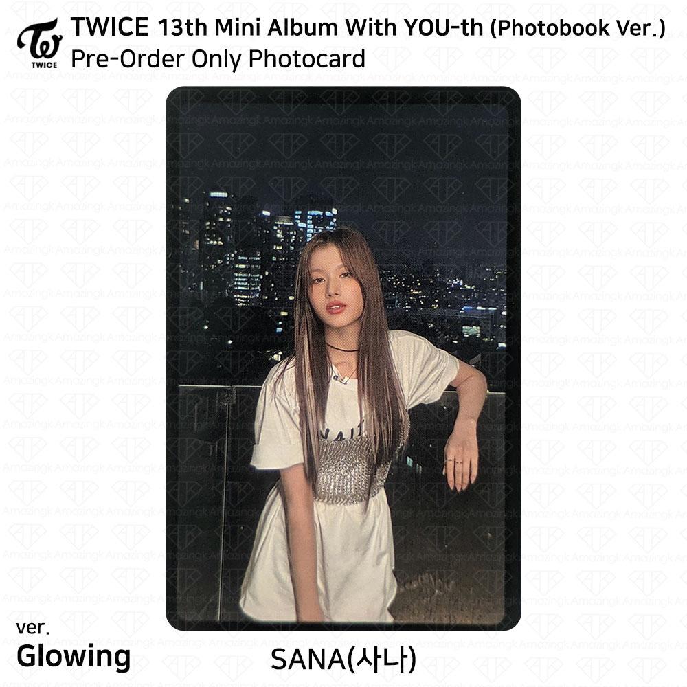 Twice 13th Mini Album With YOU-th Youth Photocard Poster Film Sticker Sana KPOP K-POP
