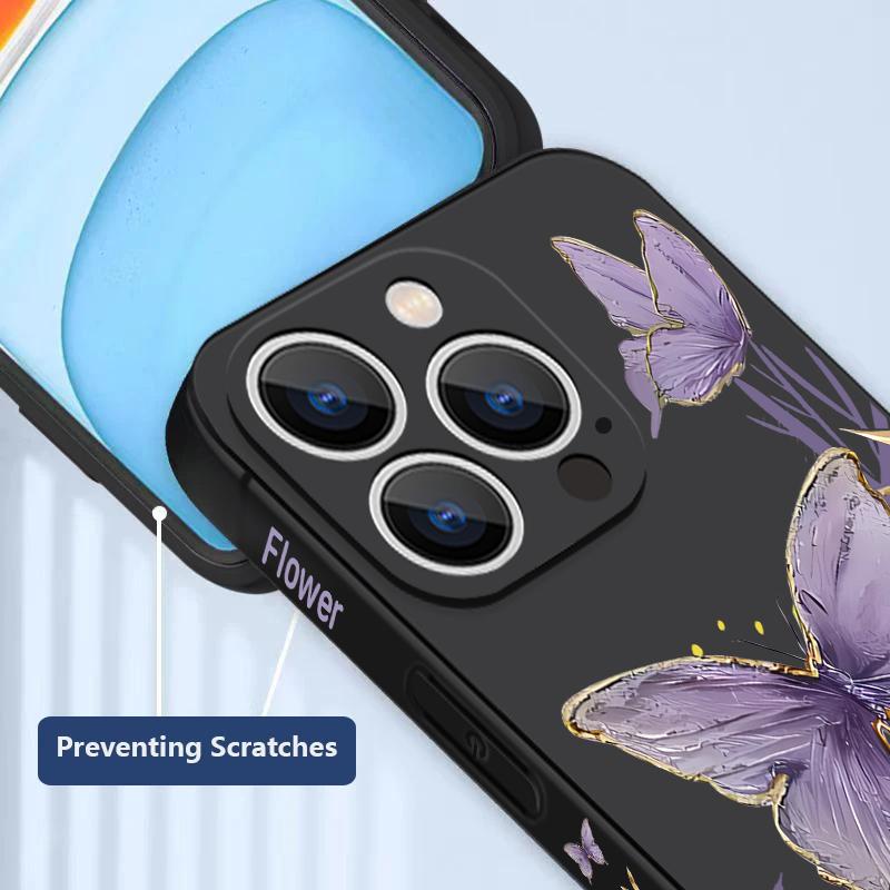 Case For Samsung Galaxy S24 S25 S26 Ultra S23 S22 Ultra S21 S20 FE Butterfly Bamboo Pattern Lanyard Case For Samsung A56 A17 A26 A16 A36 A55 A54 A15